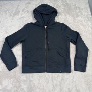 NWOT American Giant Womens Classic Full Zip Hoodie Sweatshirt XS Black USA